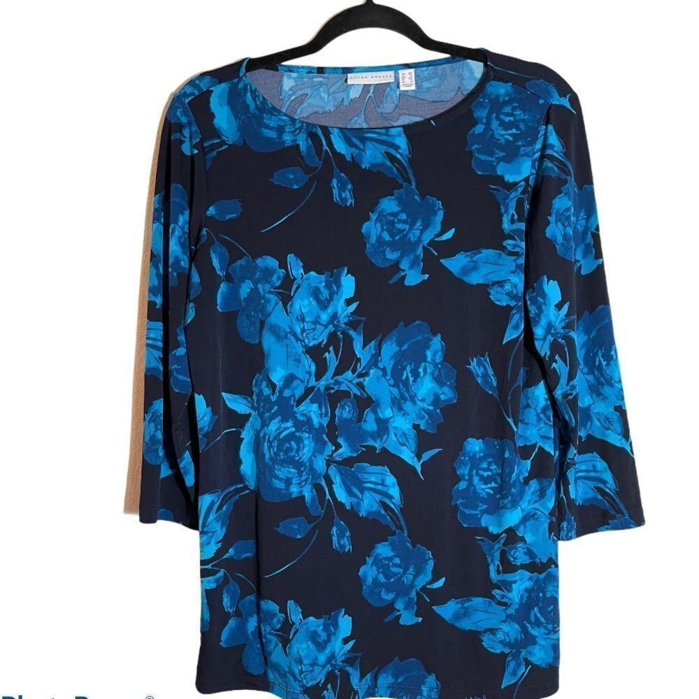 Susan Graver Floral Top‎